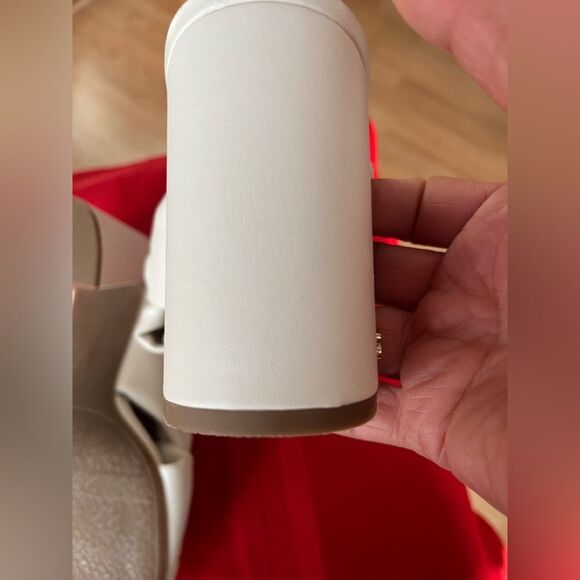 Sam & Libby off white shoes with thick heel new without tags, comfortable, - Picture 9 of 10